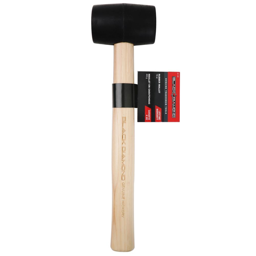 Black Diamond Rubber Mallet, 16-Oz