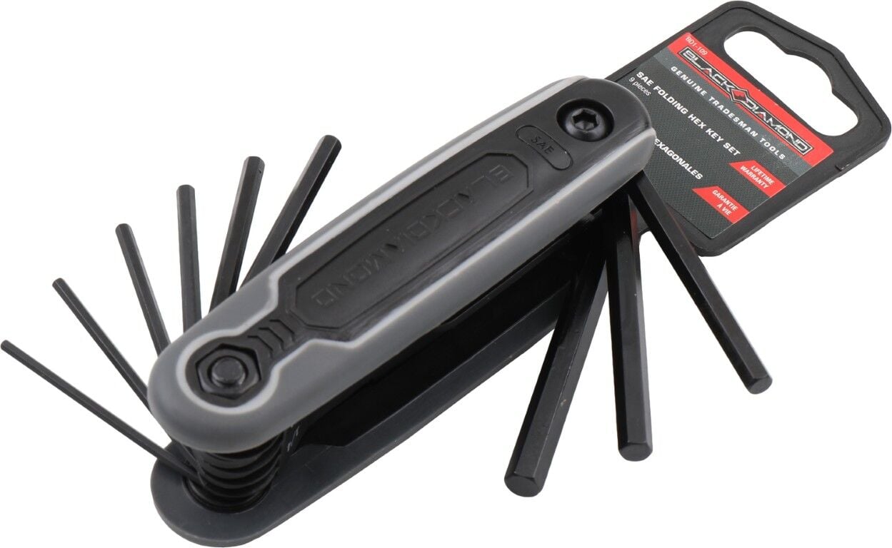 Black Diamond SAE Folding Hex Key Set, 9-Pc