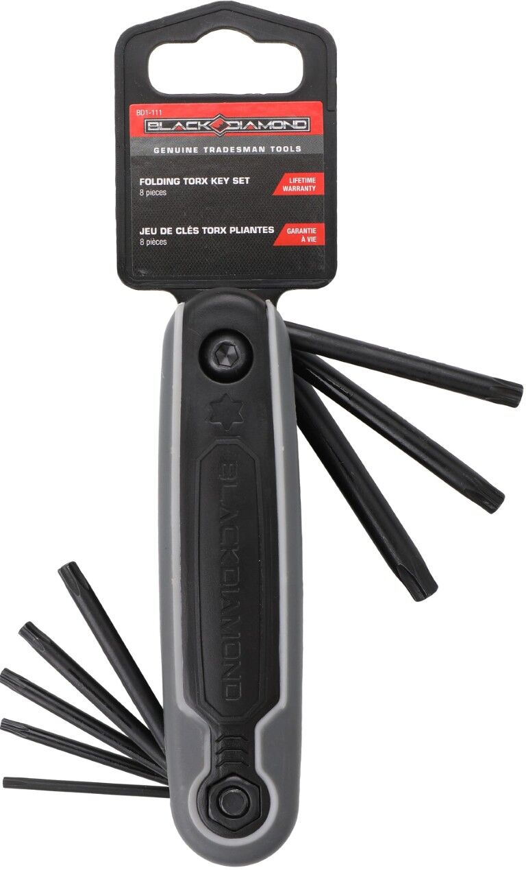 Black Diamond Folding Torx Key Set, 8-Pc