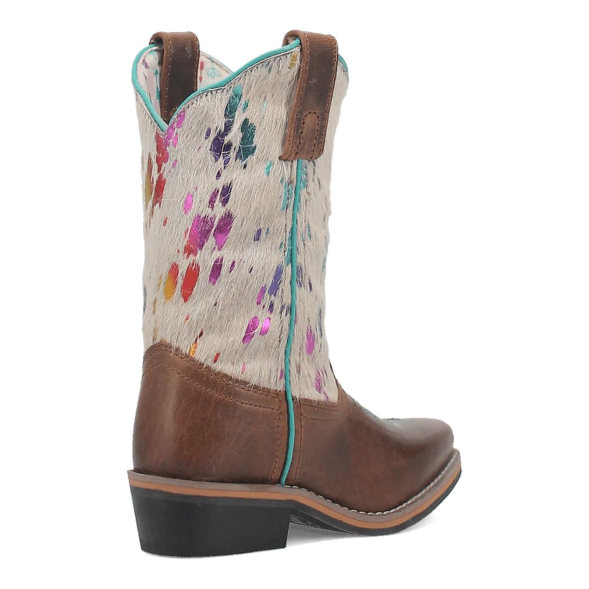 Dan Post Kids' Rumi Leather Western Boot in Brown