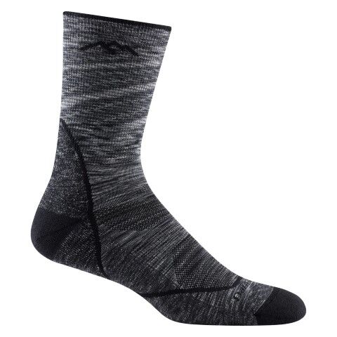 Darn Tough Men's Light Hiker Micro Crew Lightweight Hiking Sock in Space Grey