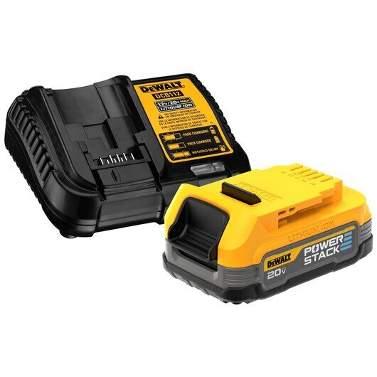 DeWALT 20V MAX POWERSTACK Battery & Charger Starter Kit