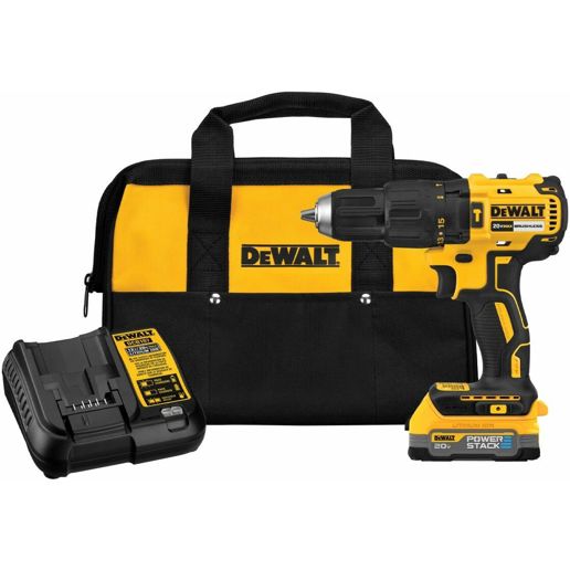 DeWALT 20V MAX* Brushless 1/2- In  Hammer Drill/Driver PowerStack Kit