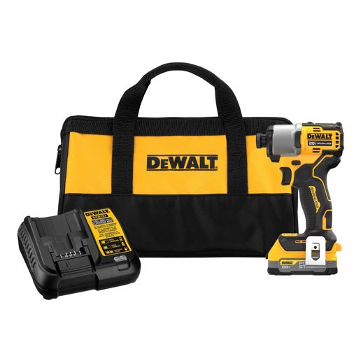 DeWALT  20V MAX* Brushless 1/4- In Impact Driver PowerStack Kit