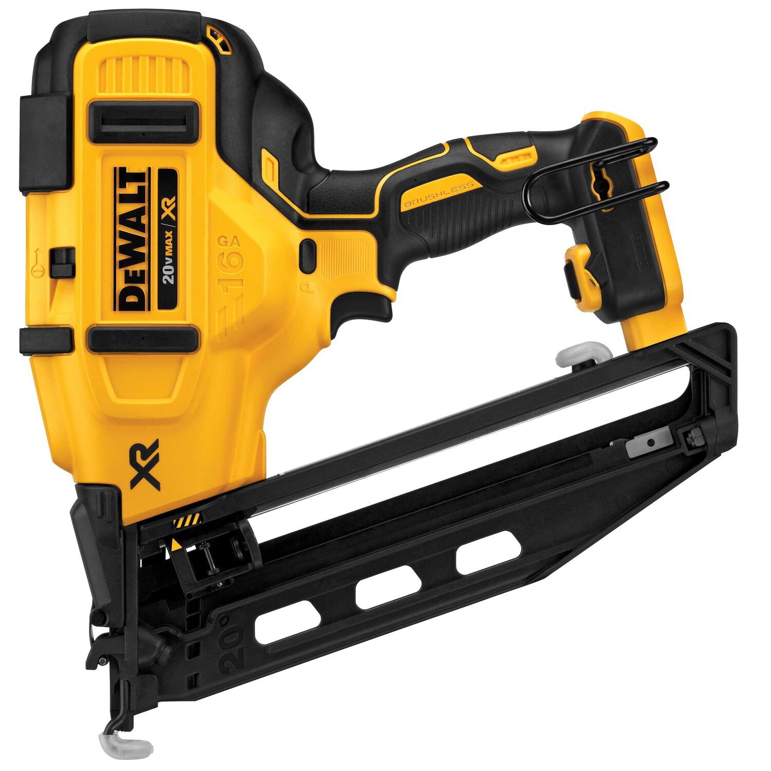 DEWALT 20-V Max XR Angled Finish Nailer, 16-Gauge (Tool Only)