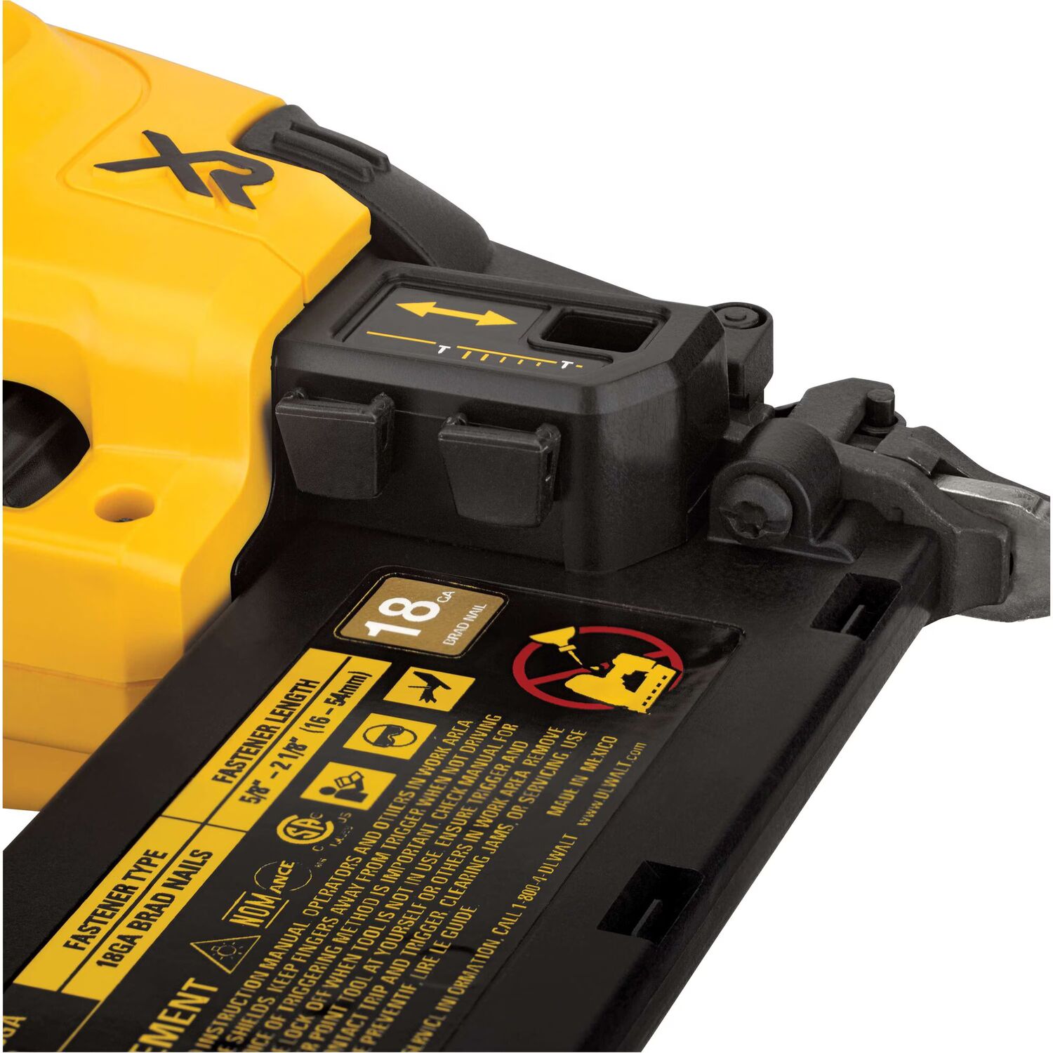 DEWALT 20-V Max XR Brad Nailer Kit, 18-Gauge