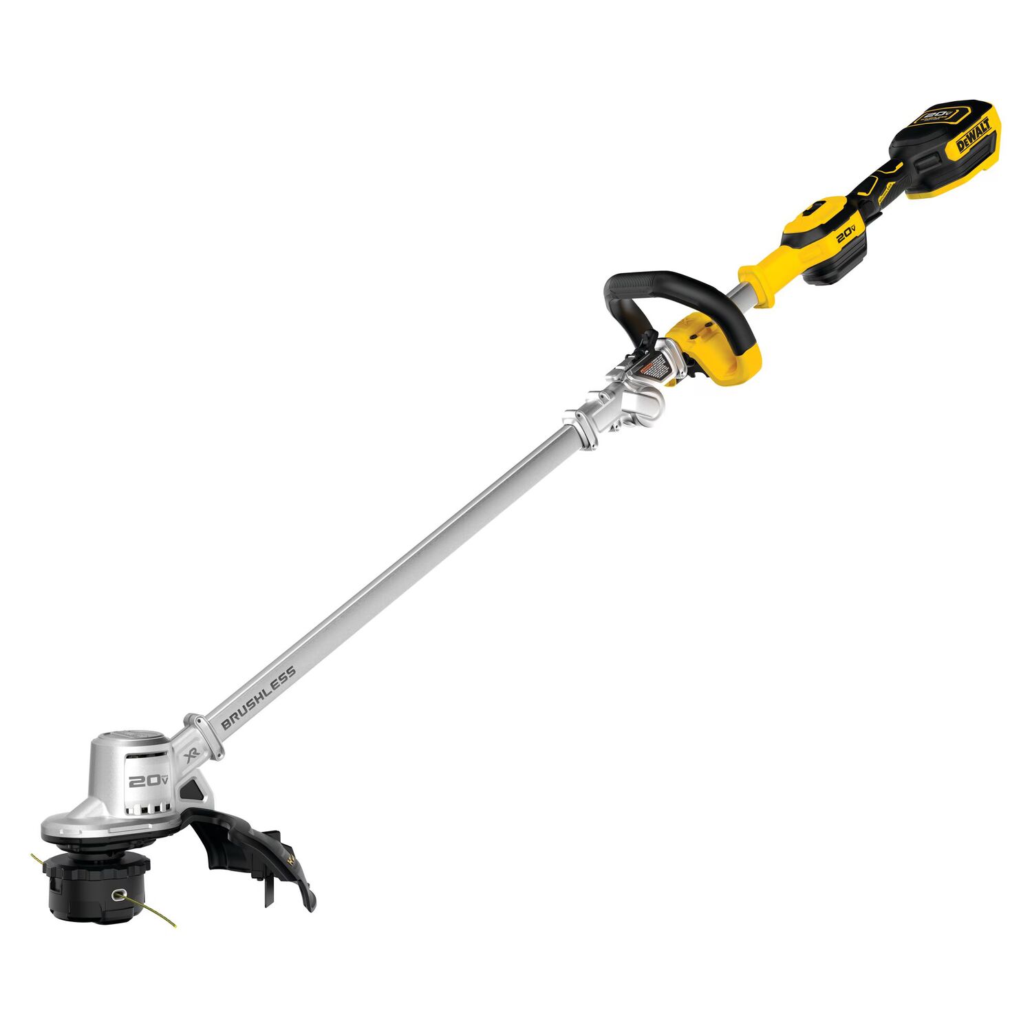 DEWALT 20-V Max Battery Powered Brushless Folding String Trimmer, 14 in. (Tool Only)