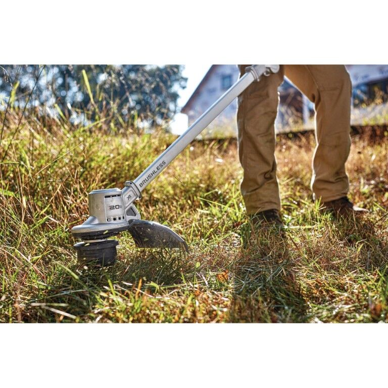 DEWALT 20-V Max Battery Powered Brushless Folding String Trimmer, 14 in. (Tool Only)