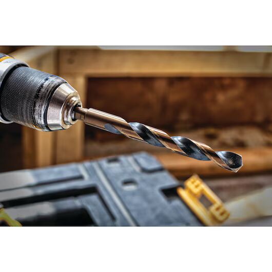 DEWALT Black Oxide Split Point Drill Bit, 1/2-In