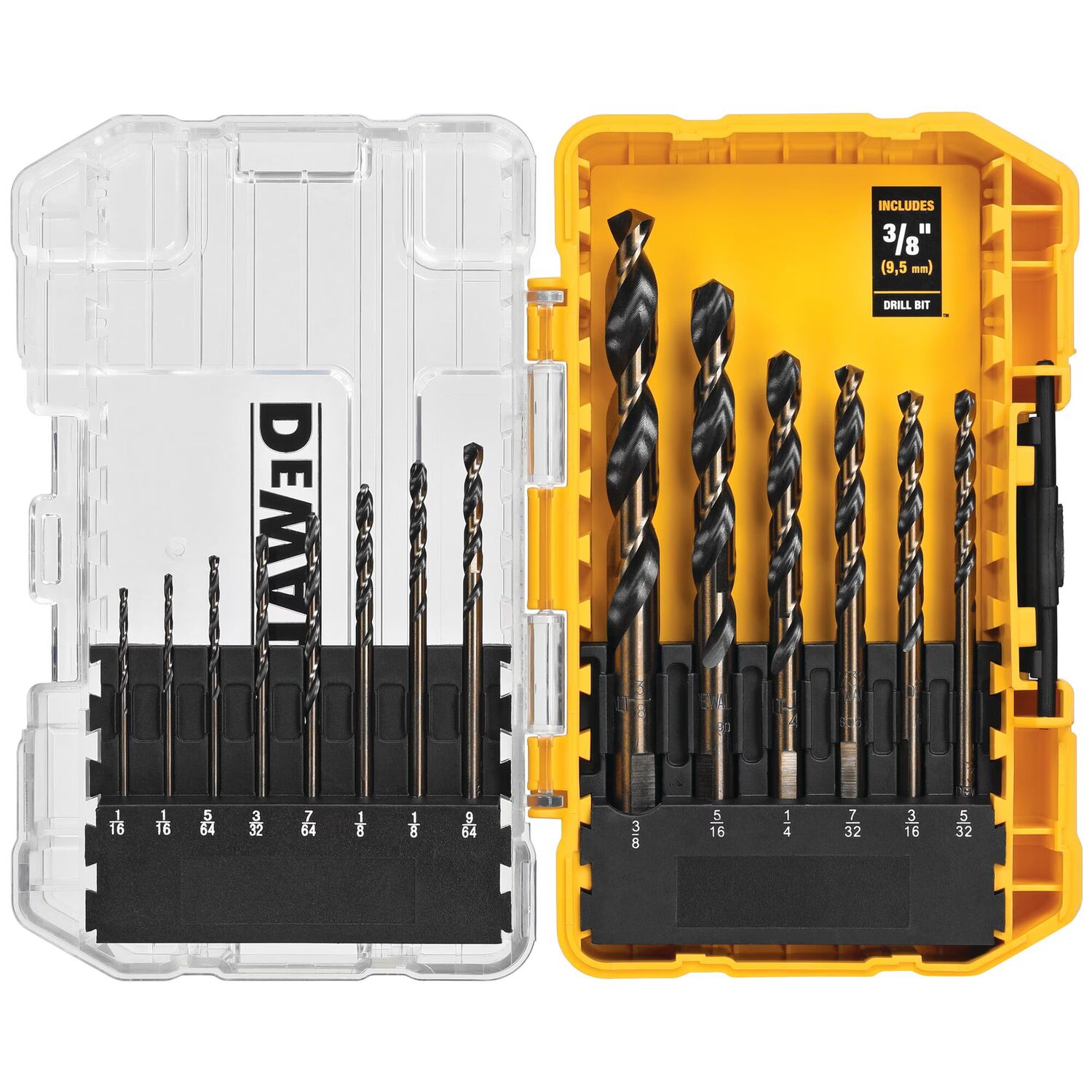 DEWALT Black Oxide Drill Bit Set, 14-Pc