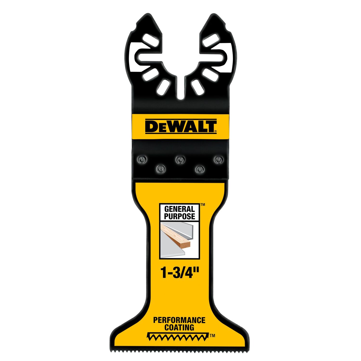 DEWALT Oscillating Wood With Nails Blade, 1 3/4-In