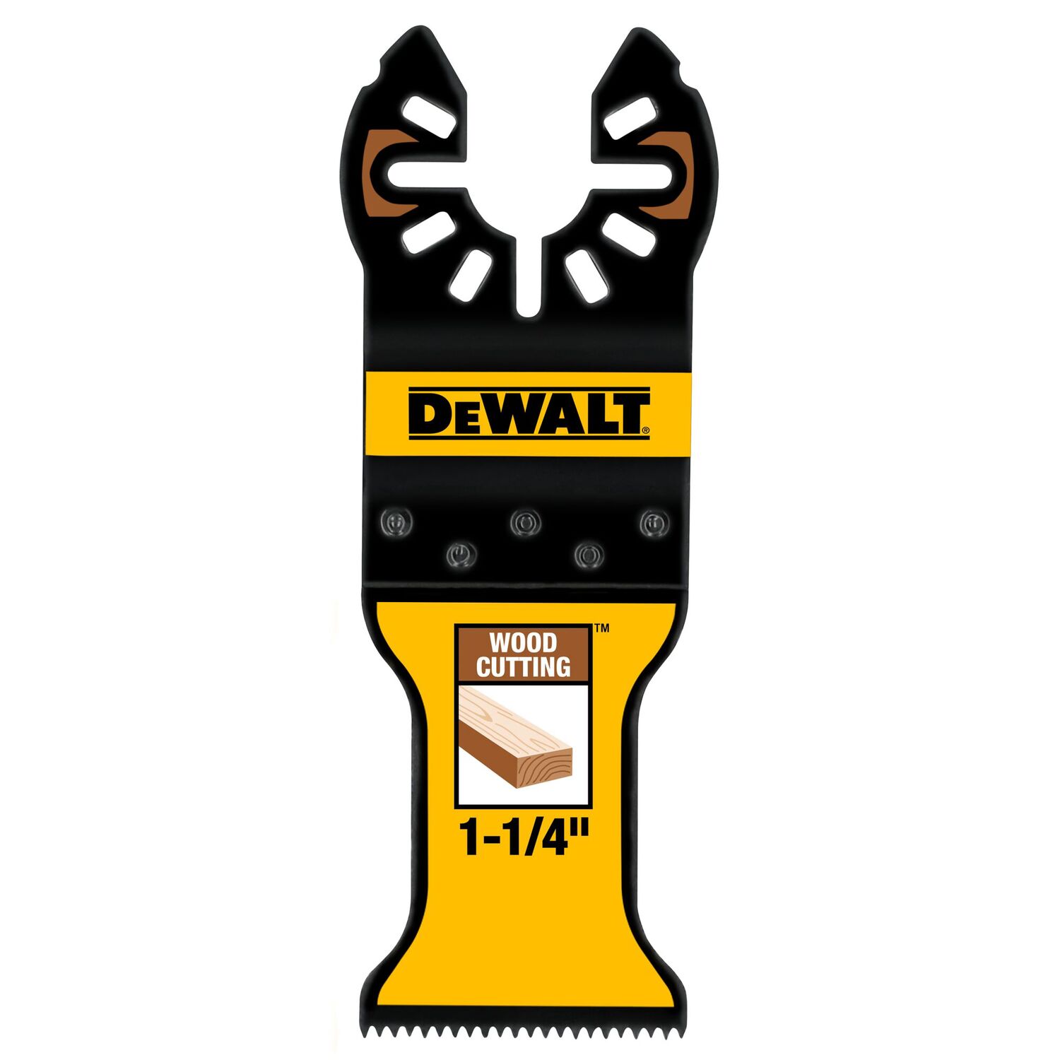 DEWALT Oscillating Fast Wood Cutting Blade, 1 1/4-In