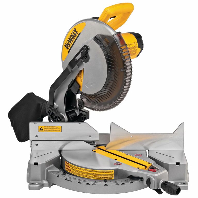 DEWALT Single-Bevel Compound Corded Miter Saw, 12-In