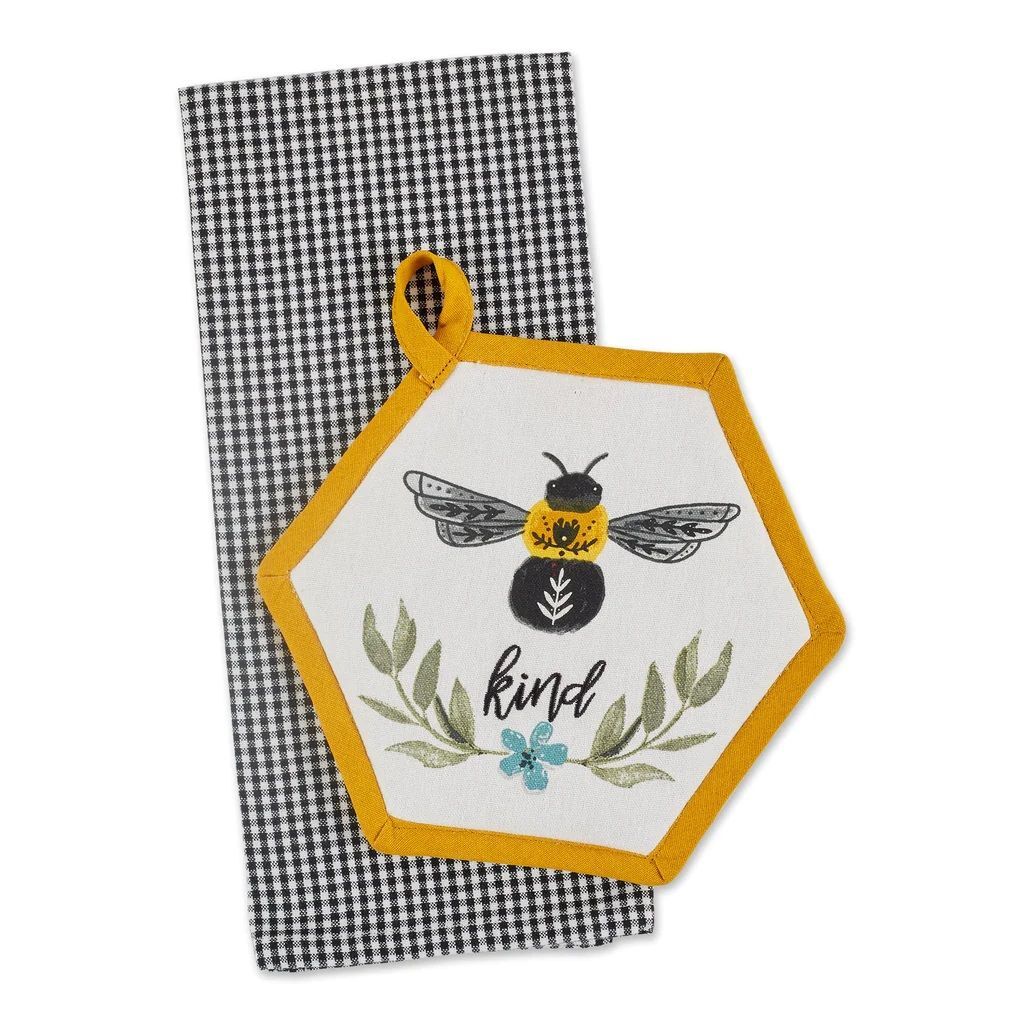 DII Design Sweet Bee Potholder Gift Set