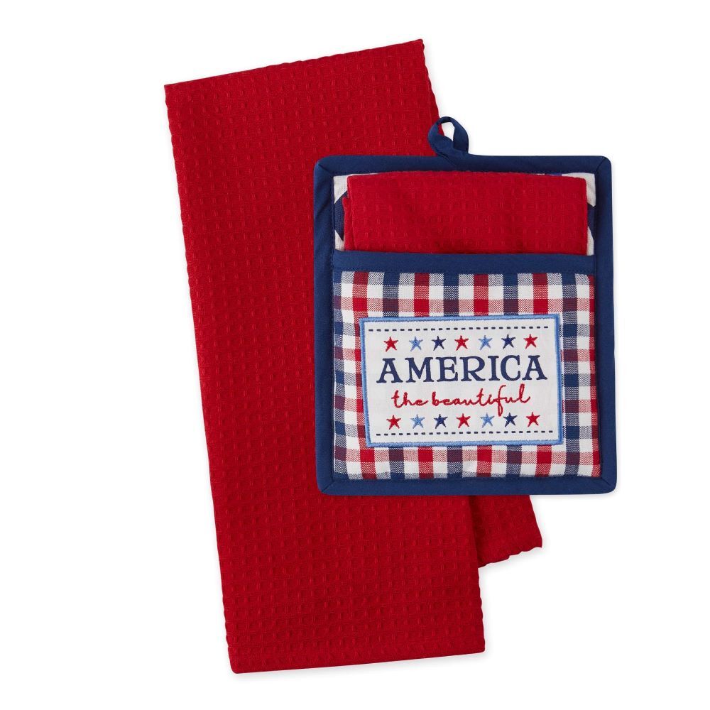 DII Design America the Beautiful Potholder Gift Set