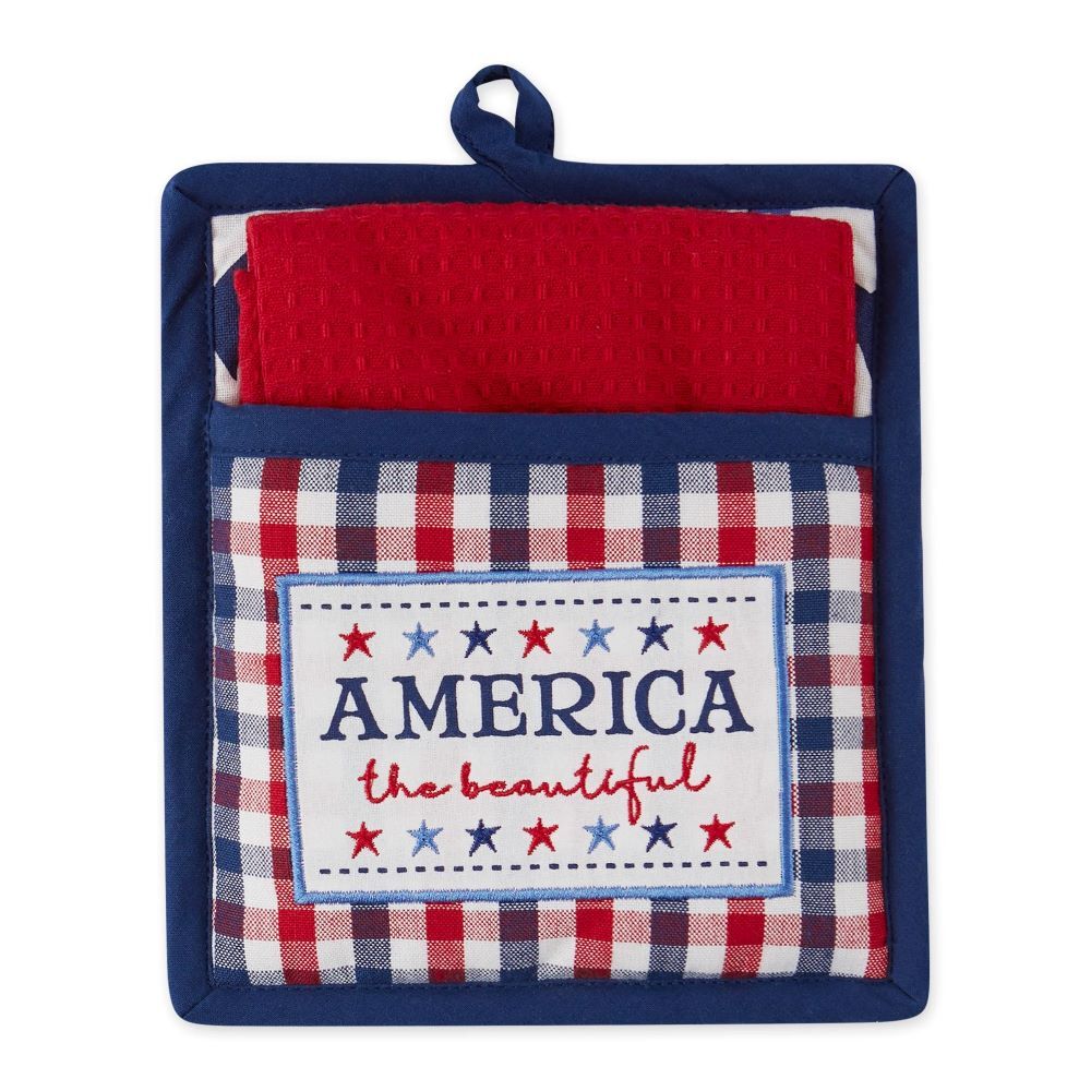 DII Design America the Beautiful Potholder Gift Set