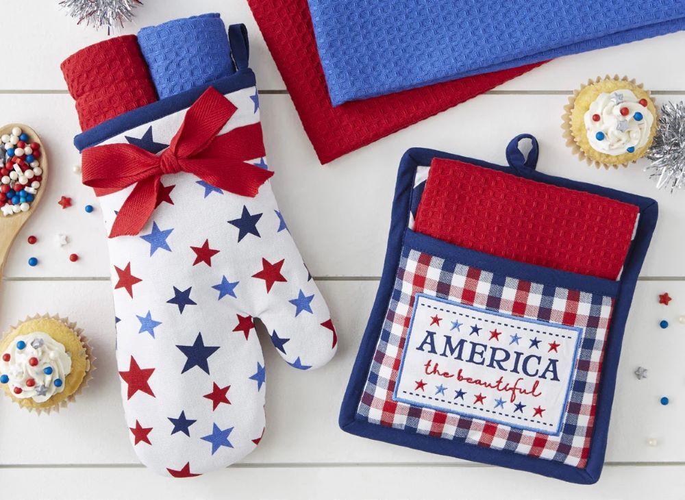 DII Design America the Beautiful Potholder Gift Set