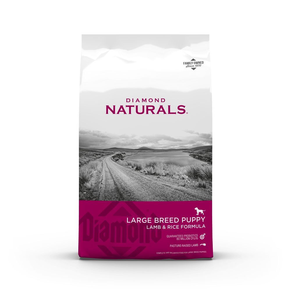 Diamond Naturals Large Breed Puppy Lamb & Rice Formula Puppy Food, 40-Lb