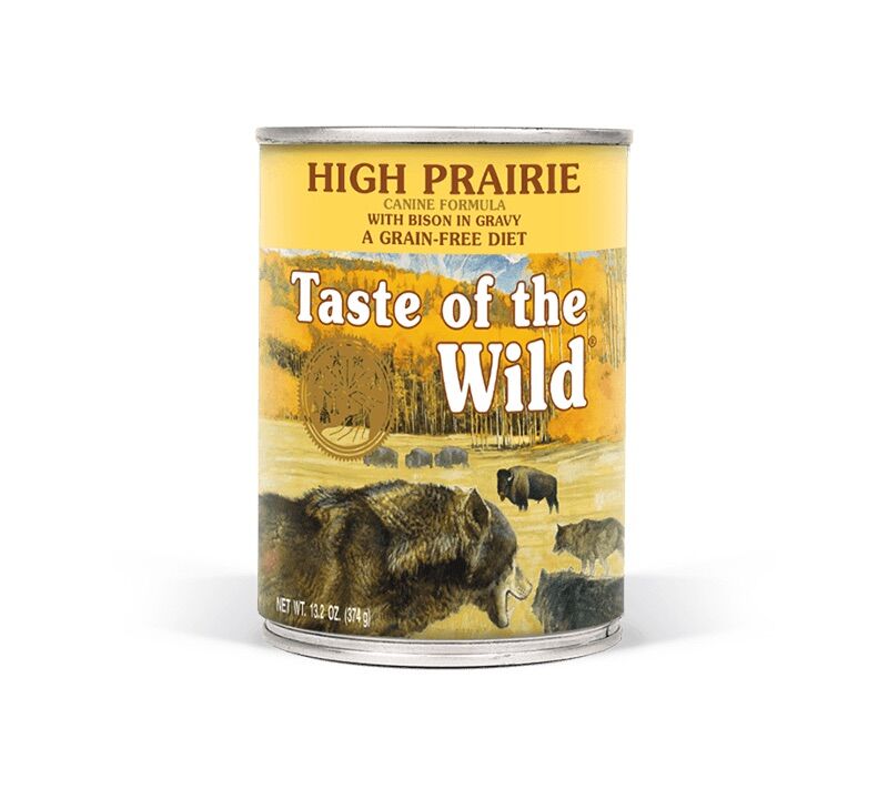 Taste of the Wild High Prairie Roasted Bison & Venison Adult Wet Dog Food, 13.2-Oz Can 