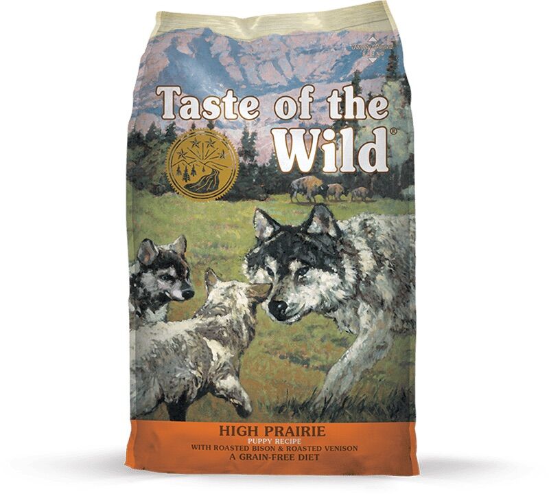 Taste of the Wild High Prairie Roasted Bison & Venison Puppy Dry Dog Food, 5-Lb Bag