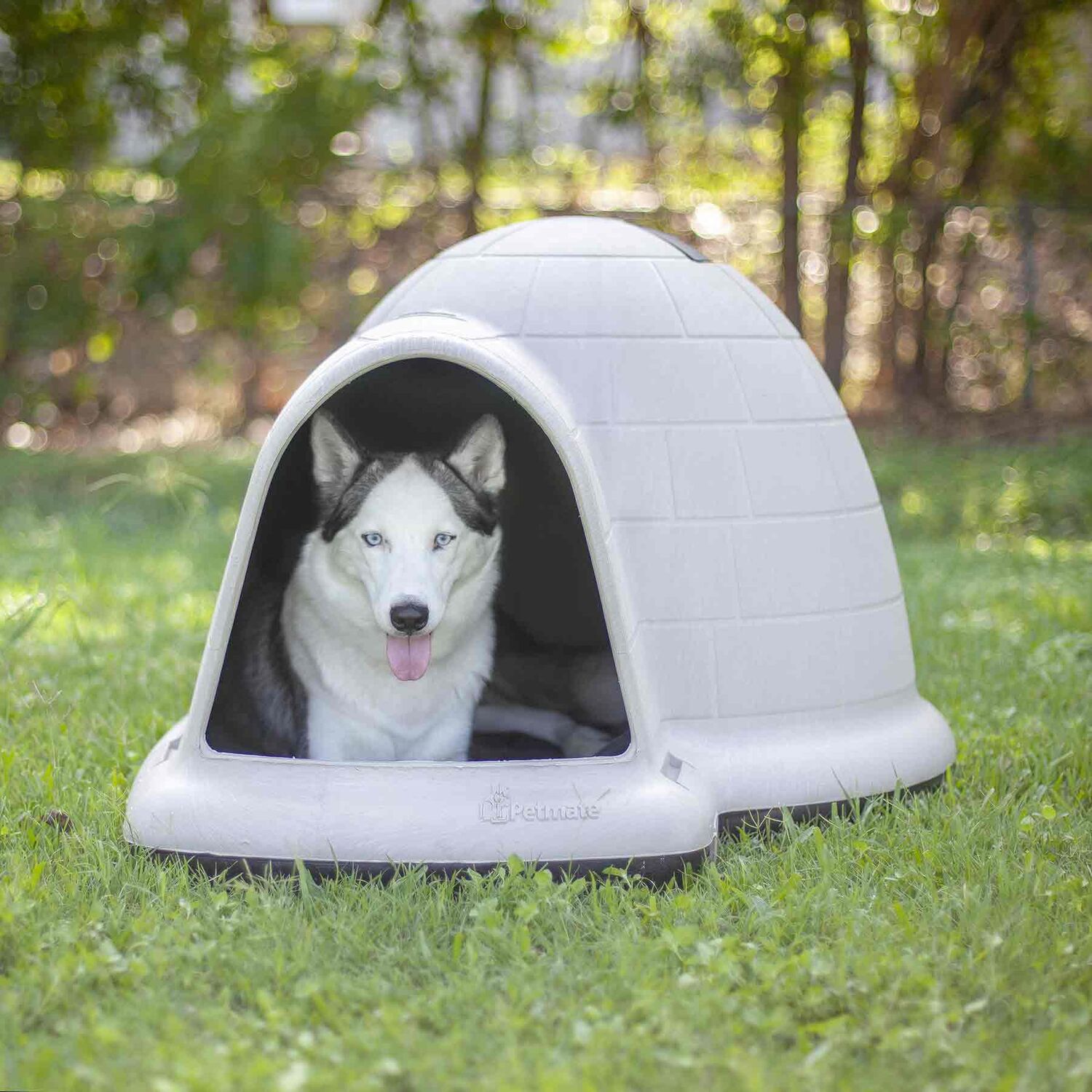 Petmate Large Taupe Indigo Dog House