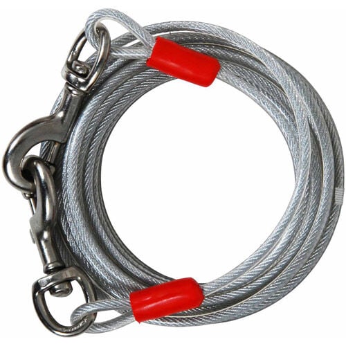Aspen Pet Heavy Duty Tie Out Cable, 20-Ft