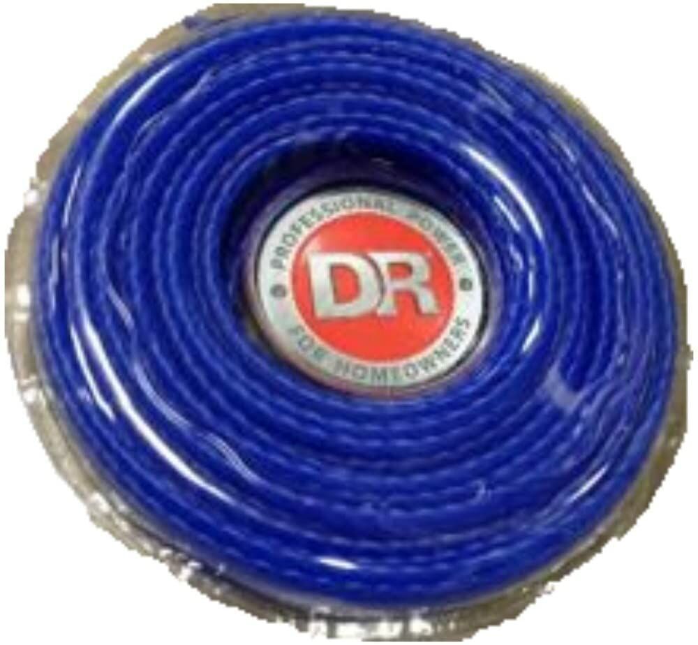 Walk Behind 2 Wheel Trimmer Mower 175 Mil Braided Blue Line Cord Twine