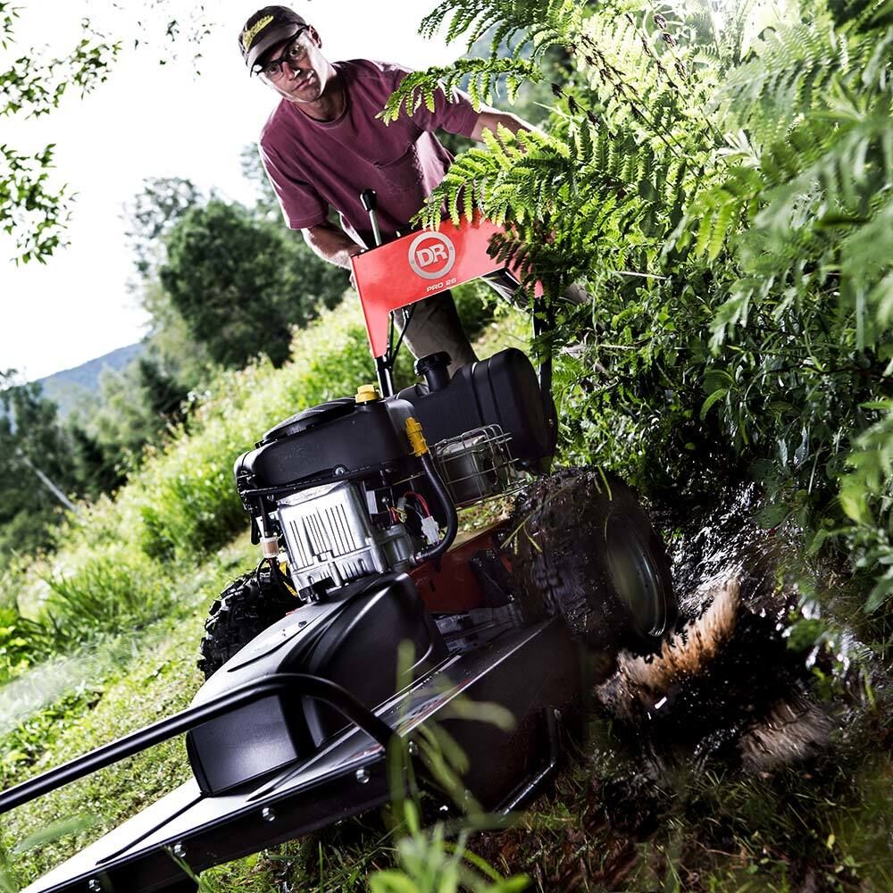 DR Power Equipment 15.5-HP Pro 26-In Gas Walk Behind Field & Brush Mower