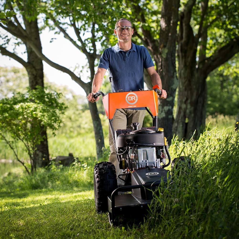 DR Power Equipment 15.5-HP Pro 26-In Gas Walk Behind Field & Brush Mower