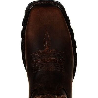 Durango Men's Maverick XP Steel Toe Waterproof Western Work Boot in Burly Brown