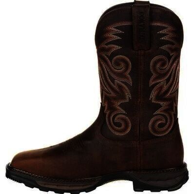 Durango Men's Maverick XP Steel Toe Waterproof Western Work Boot in Burly Brown