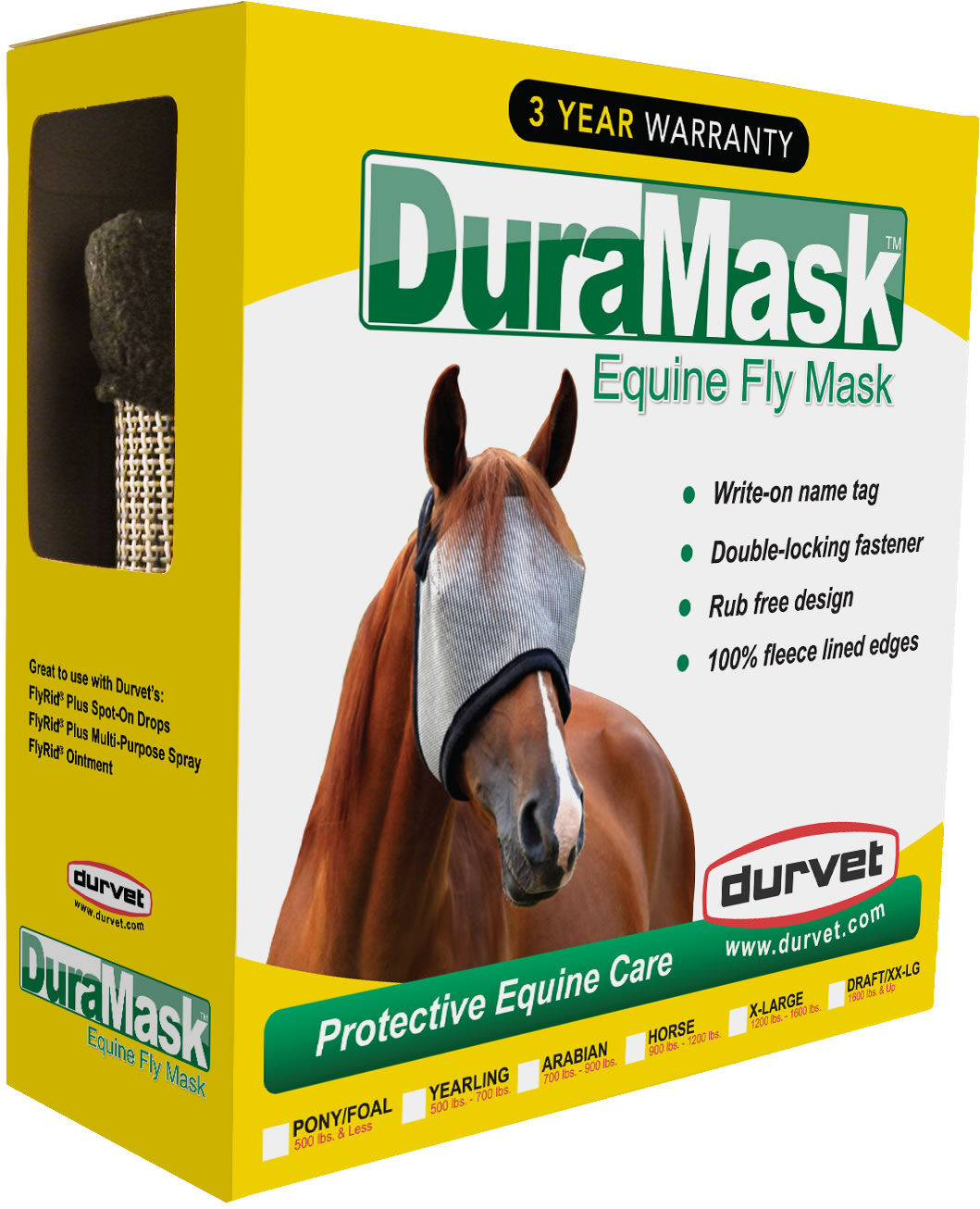 DuraMask™ Equine Fly Mask Foal/Pony