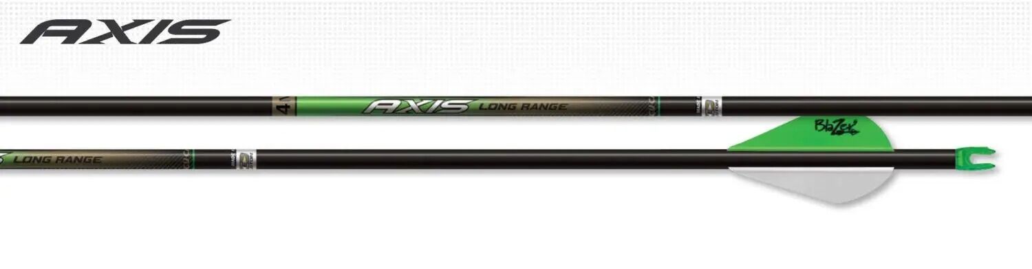 Easton Archery 4MM Axis Long Range 340 Arrow, 6-Pk