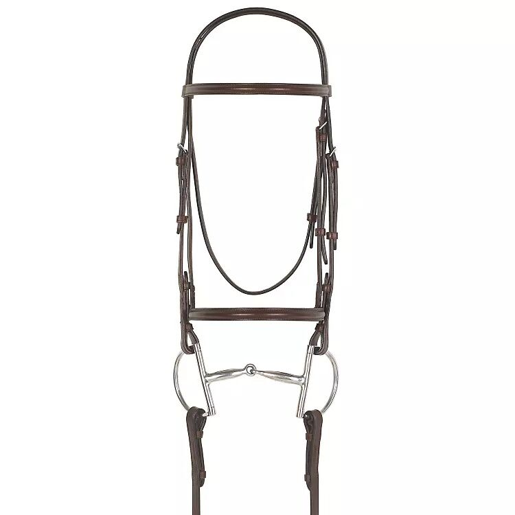 Camelot Plain Raised Traditional Crown Bridle