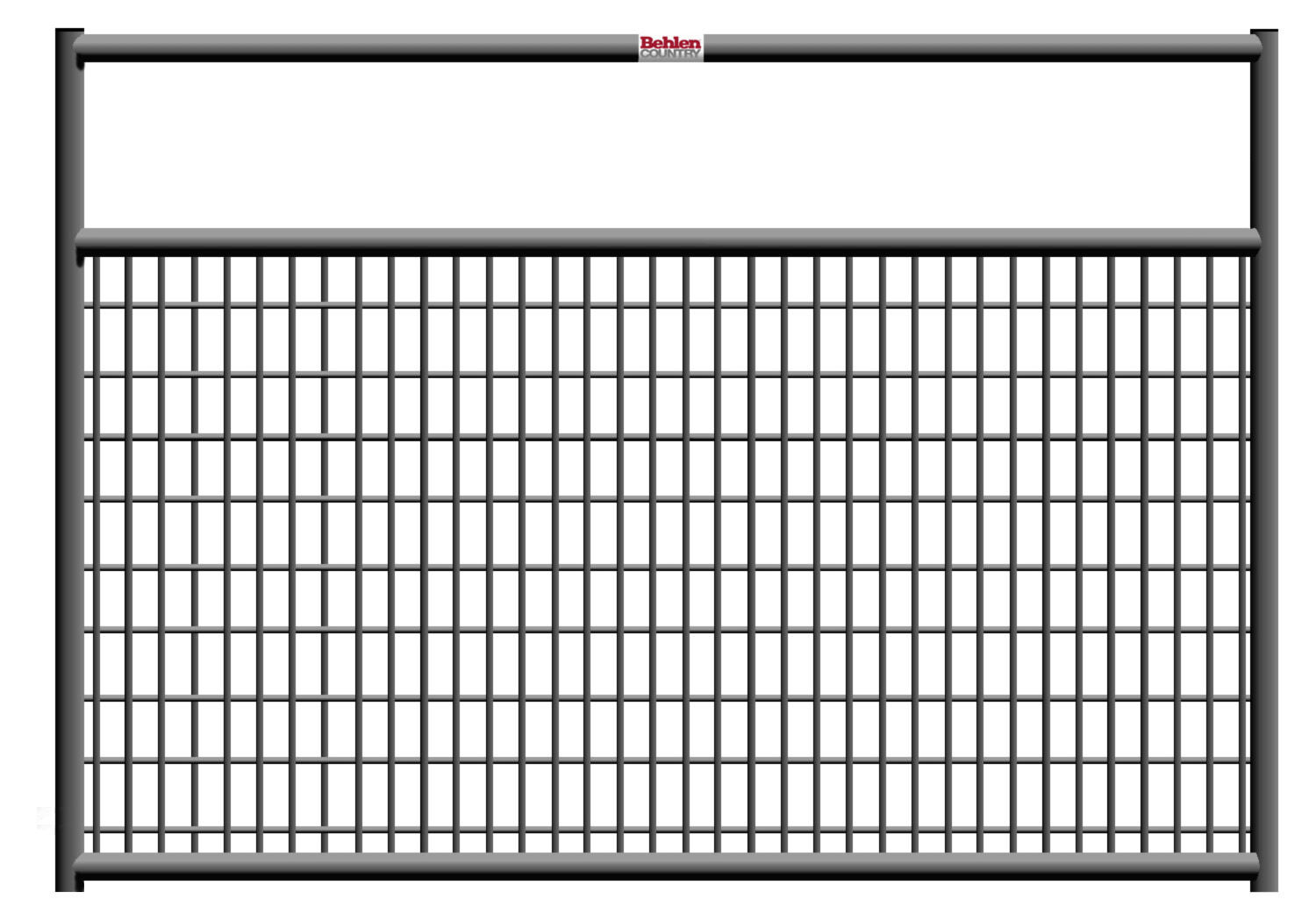 Behlen Country Gray Frontier Gate, 4-Ft x 50-In