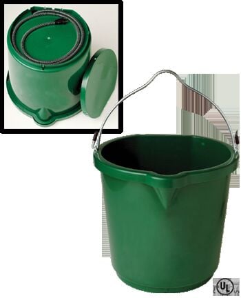 Oversized Heated Flat-Back Bucket