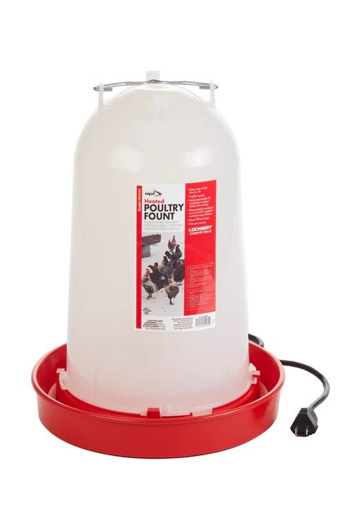 API Deluxe Heated Hen Hydrator