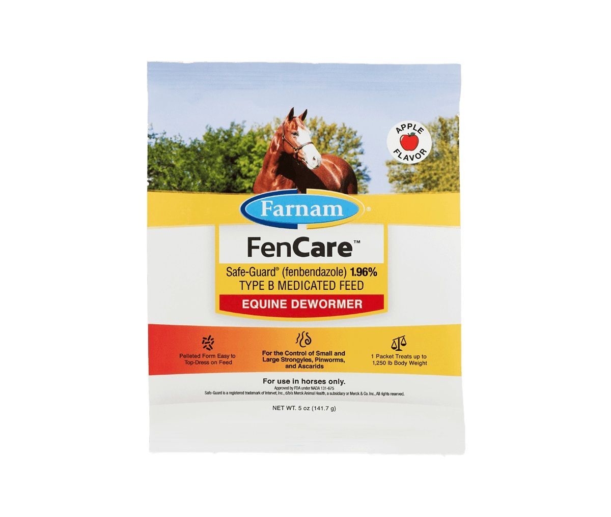 Farnam FenCare Safe-Guard (fenbendazole) 1.96% TYPE B Medicated Feed