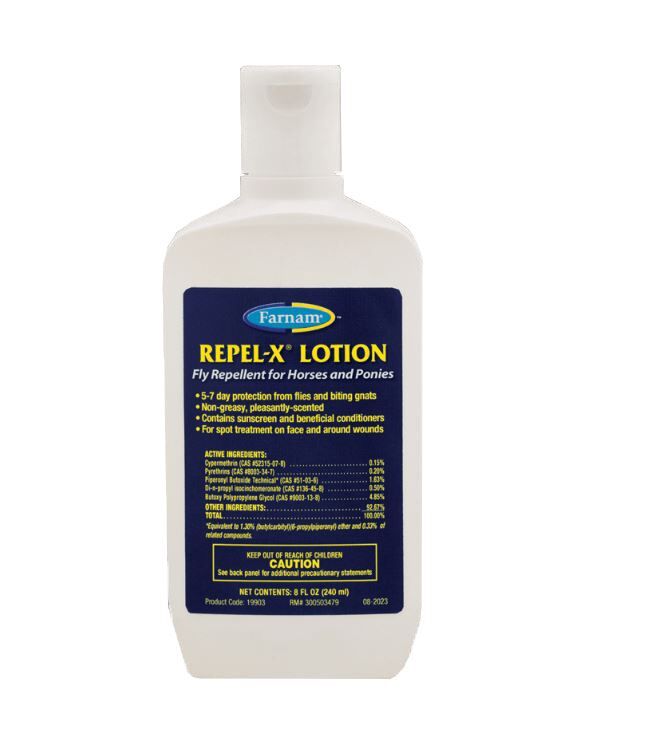 Farnam Repel X Equine Fly Repellent Lotion - 8 oz