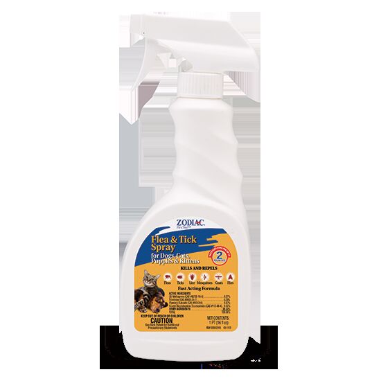 Zodiac® Flea & Tick Spray For Dogs, Cats, Puppies & Kittens