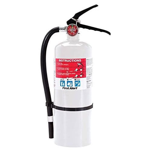 First Alert HOME2 Rechargeable Compliance UL Rated Fire Extinguisher, 5-Lb