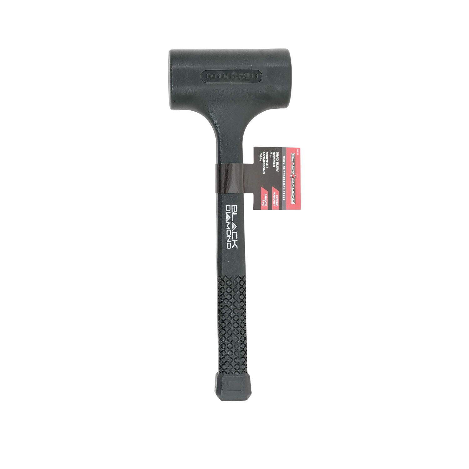 Black Diamond Dead Blow Hammer, 48-Oz