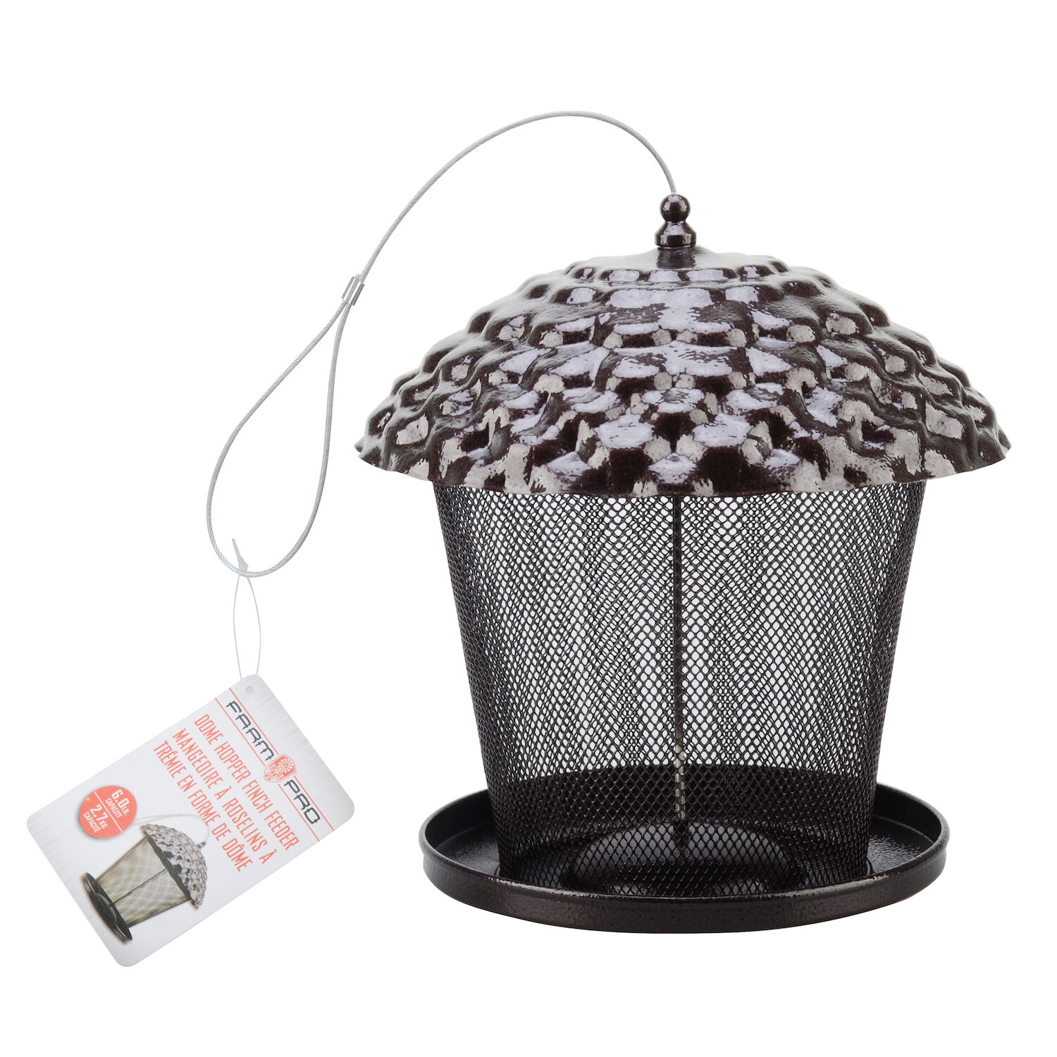 Dome Hopper Finch Feeder