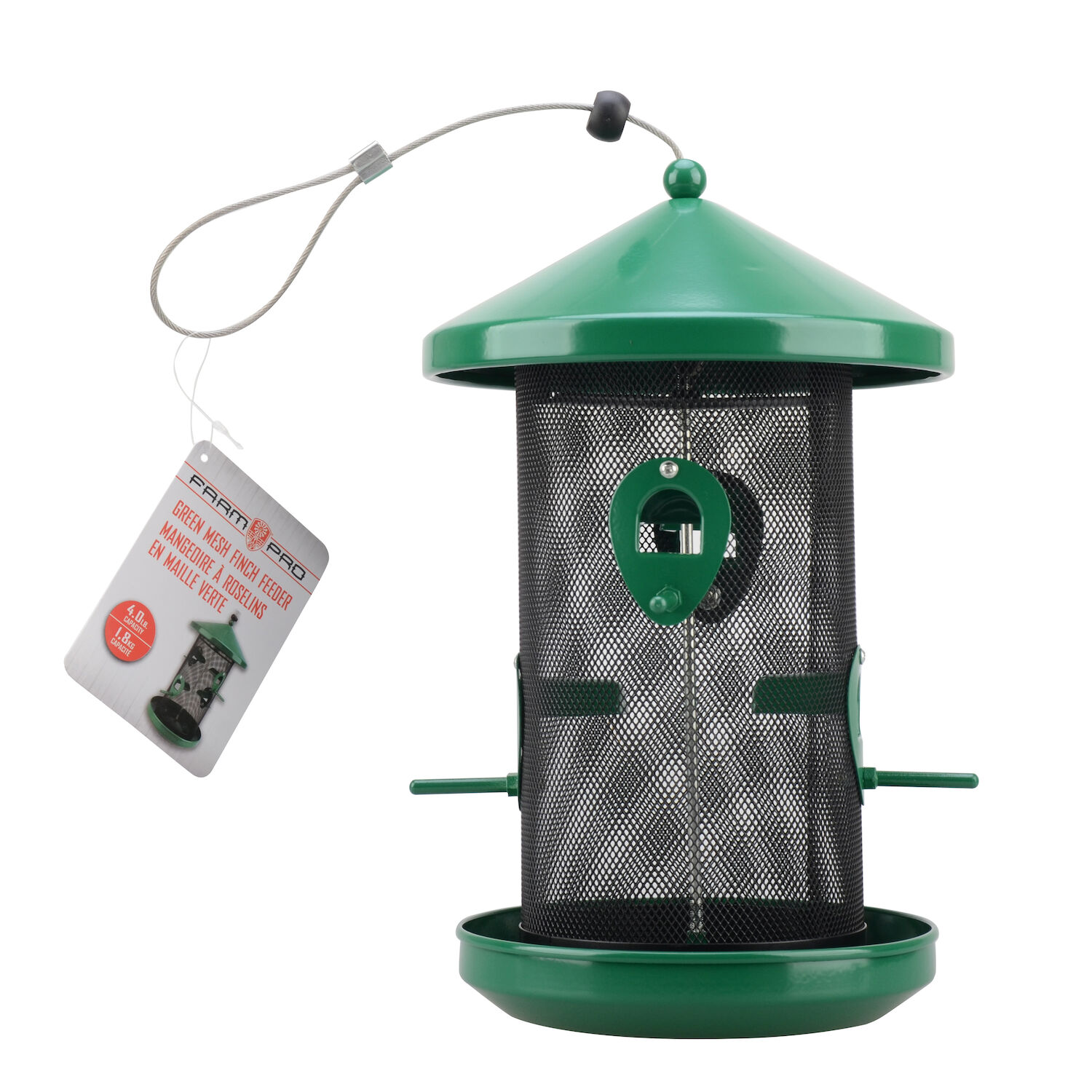 Green Mesh Finch Feeder