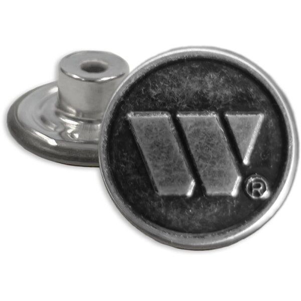 Welch Workwear Welch Leather End Button, 8-Pk