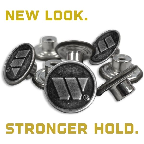 Welch Workwear Welch Leather End Button, 8-Pk