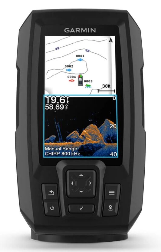 Garmin STRIKER Vivid 4cv With GT20-TM Transducer Fish Finder