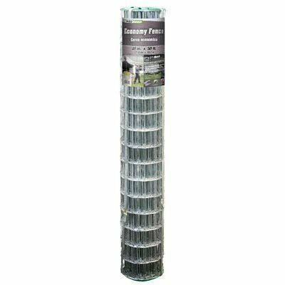 4-Ft x 50-Ft Economy Wire Fencing with Mesh 3-In x 2-In Galvanized 16-Gauge