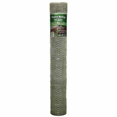 1-In x 5-Ft x 150-Ft Chicken Wire Fencing Galvanized