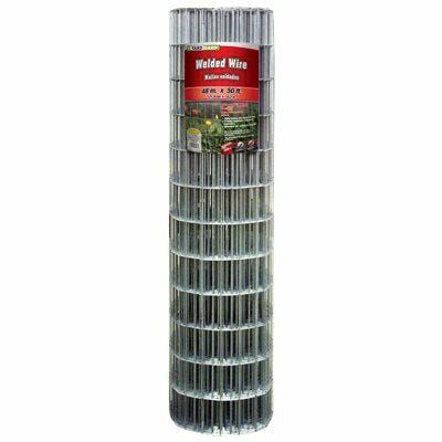 4-Ft x 50-Ft Welded Wire Fencing with Mesh 2-In x 4-In Galvanized 14-Gauge
